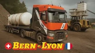 Hauling Like a Pro | ETS2 Realistic Drive Bern to Lyon