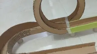Pasos Para Hacer una Maqueta Monta&ntilde;a Rusa. C&oacute;mo Hacer Una Monta&ntilde;a Rusa-F&iacute;sica. Video 2