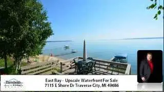 Traverse Bay Waterfront Home For SALE...  7115 E Shore Dr Traverse City MI  Clint Maki Realtor