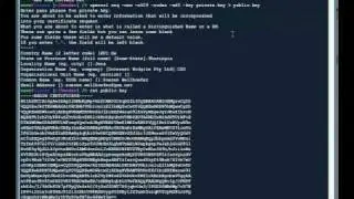 Digital Signature with openSSL on the GNU/Linux Console
