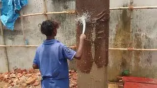 cutting foundetion and coloum water quring