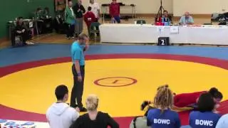 David Scott (IRE) vs Lewis McGrath (GBR), 59kg Final, British Juniors Wrestling Championships 2013