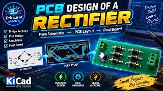 PCB BOARD FOR RECTIFIER - SCHEMATIC DESIGN | Tamil | POE