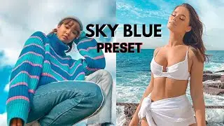How I Edit photos in Lightroom mobile | Blue Sky free Presets tutorial