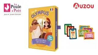 Jeu de Olympus - Auzou - jeu de cartes fabriqu&eacute; en France pour les enfants d&egrave;s 7 ans