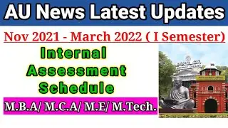 Anna University Non Autonomous Affiliated colleges|Internal Assessment Schedule I Semester|Anbarivu