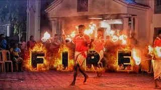FIRE🔥 SHOW  DEMONSTRATION | KALARIPAYATTU | MAYOORAM KALARI