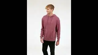 Independent Trading Co. Heavyweight Pigment-Dyed Hooded Sweatshirt PRM4500 With Custom Embroidery