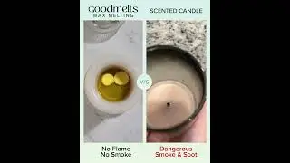GoodMelts Wax Warmer & Natural Soy Wax Melts, Safe & Healthier Alternative to Scented Candles