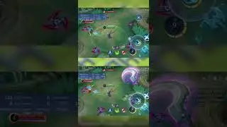 Damage Saber Full Combo Blade Of Despair VS Hunter Strike 🤖⚔️ #mobilelegends #mlbb #shorts