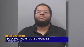 Man facing six rape charges