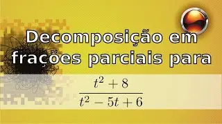 (p.466 Ex7) Decomposição em frações Parciais (t²+8)/(t²-5t+6)