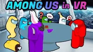 Winning as IMPOSTER with NO KILLS! - Among Us in VR (Rec Room)
