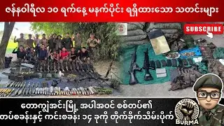 ဇန်နဝါရီလ ၁၀ရက်နေ့ မနက်ပိုင်းရရှိထားသော သတင်းများ