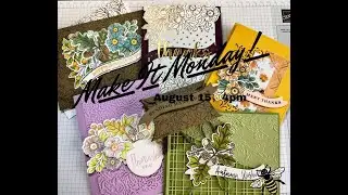 Playing with Stampin' Up!'s Fond of Autumn Stamp Set and Coordinating Dies