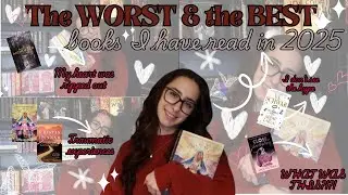 5 Worst Book & 5 Best Books I Have Read in 2025 | Book recommendations 💌🌻🩷