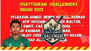 Chatttogram Challengers 2022 Final Squad | Chattogram Challengers 2022 Squad