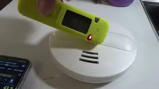 My new RadiaCode 110 radiation detector. Smoke detector.