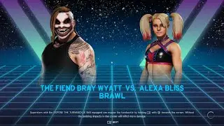 WWE 2K20 Alexa Bliss Vs. &ldquo;The Fiend&rdquo; Bray Wyatt (BRAWL)
