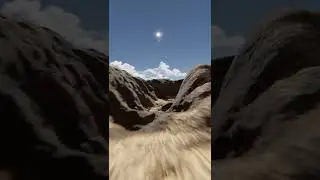 Flying through the desert valley [ INFINITE LOOPING ]