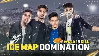 ICE Map Domination 16 kills chicken dinner || Team Fnatic Pubgm