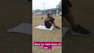 Desh mere Navy SSR bent knee sit ups #youtube   #shorts #navy #ssr #viral #vedio