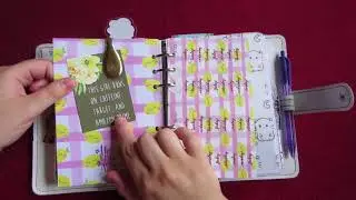 FOXY FIX PERSONAL RING BOUND PLANNER FLIP THRU 8.3.18