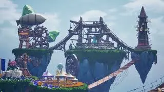 Aetheria: Sky-Floating City in unreal engine