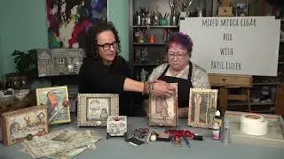 Cigar Box Mixed Media with Patti Euler