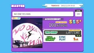[Maimai] NO ONE YES MAN Master 初SSS+