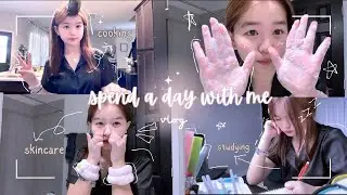 Daily Vlog in US | Na's Summer Vacation, Skincare, Cooking, Studying, Chilling,...🎀 |🐇🩰
