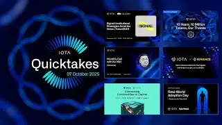 IOTA QuickTakes 07.10.2025: 10M Airdrop, Binance as validator, Token2049,  Monthly Chinese X Space.