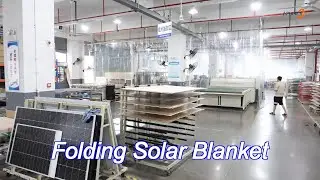 300w solar blanket solar folding bag black portable waterproof solar backpack