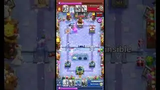 Royale ghost in invincible in  snow storm challenge #clash #clash #clashroyale #shorts