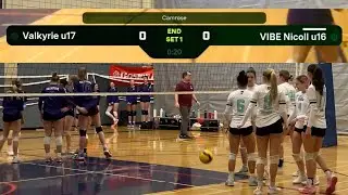 VALKyrie u17 vs VIBE Nicoll u16 l Vikings Volleyball Tournament  01-03-2026