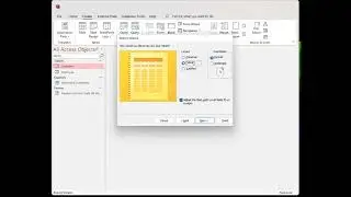 Creating a Report in Microsoft Access