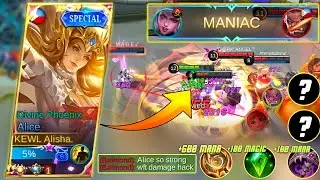 ALICE BEST BUILD 2021│TOP GLOBAL ALICE GAMEPLAY │MLBB SEASON 22