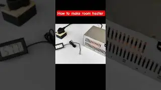 how to make room heater home made room heater #electronic project # shorts