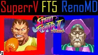 Super Street Fighter 2 Turbo - SuperrV [Boxer] vs RenoMD [Dictator] (Fightcade FT5)