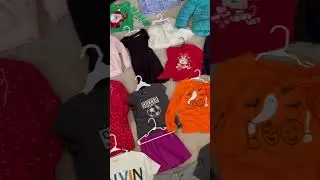 How much did I spend this time? Kids consignment sale haul #kidsclothinghaul #thrifthaul #shorts
