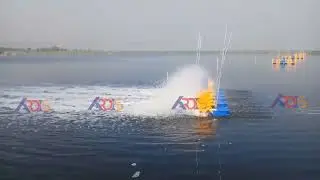 2.5 hp 10 Paddle Wheel Aerator Performance