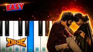 Dude - Emotional Bgm ( Oorum Blood Unplugged ) | Easy Piano Tutorial | Sai Abhyankkar 