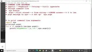10.1 Adding two numbers through command line argument | Python Lectures |