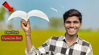 how to make notebook bird plane || best flying plane, paper plane