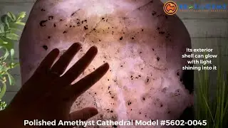 Model # 5602-0045 Polished Amethyst Cathedral by BrazilGems.com 🏷 FOR SALE🛍🛒Shop Now