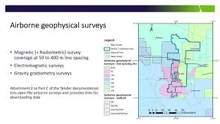 Goldfields Tender Briefing &ndash; Geoscience datasets relevant for mineral exploration