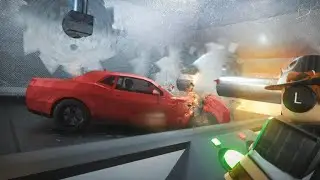 Сегодня я решил сыграть в Roblox в режим под названием [Land Train 📡] Car Crushers 2