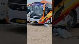 Daily Vlog. Commercial Vehicle.  Bus maintenance at parking.