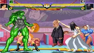 wonder-woman-dc & she-hulk-marvel@kenshiro99 vs ella-original and chunli-cvs