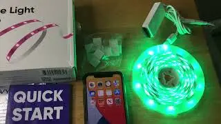 Wyze Light Strip 16.4ft App, Remote & Voice Assistant Controllable Review 5-29-22